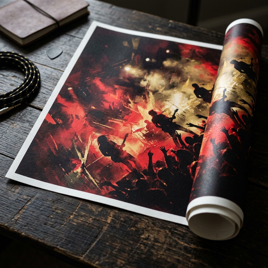 Acoustic Nights Art Print